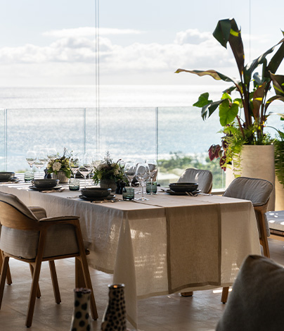 View from penthouse balcony