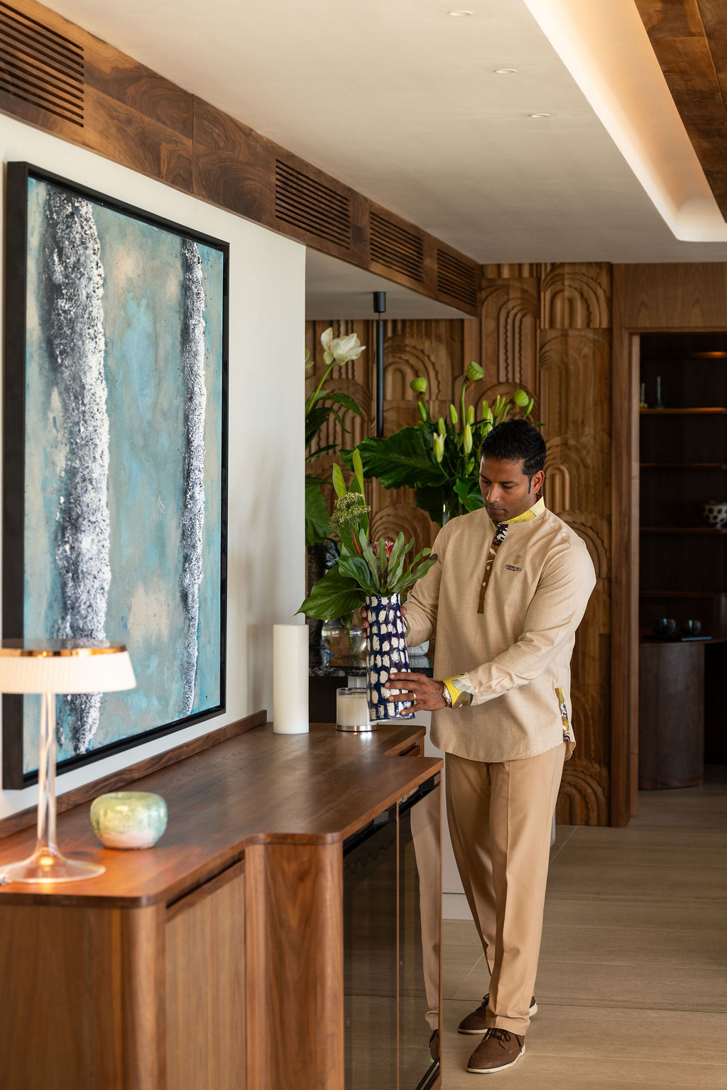 Design-led penthouse interior